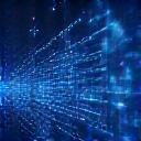 Abstract representation of AI algorithms matching profiles